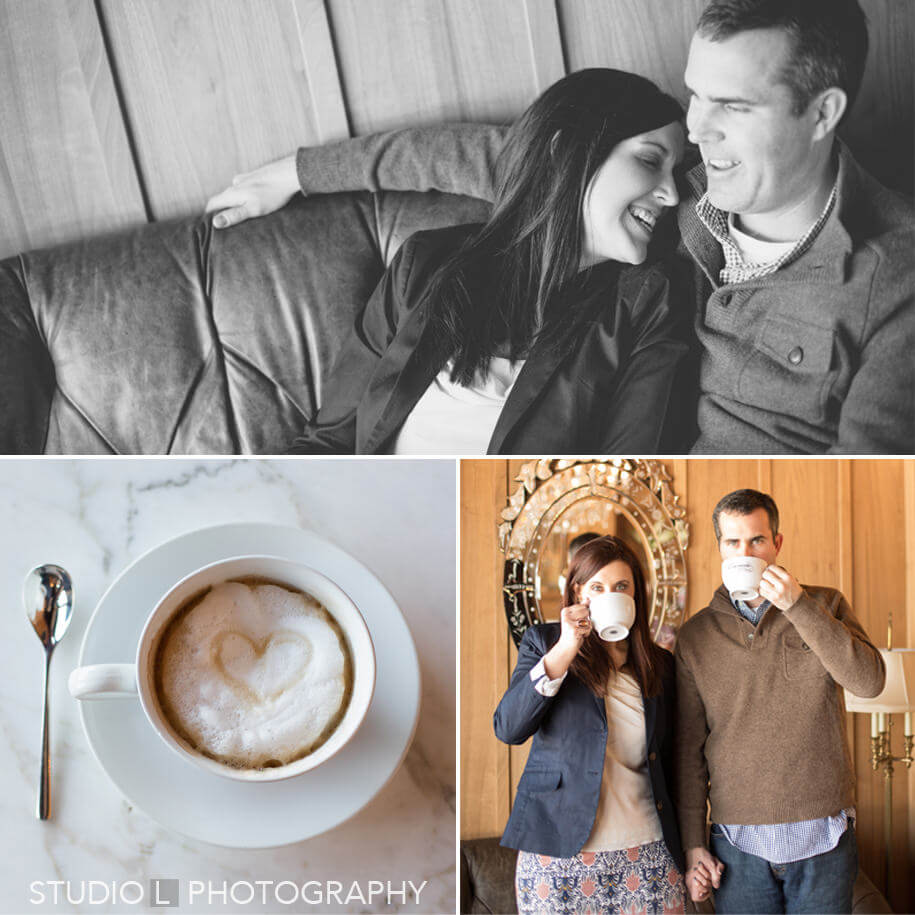 Randy & Laura - Romantic engagement photography at Craverie in Kohler, Wisconsin