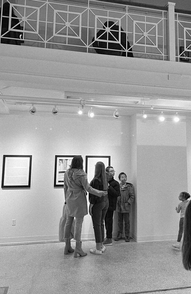 Illuminating-Women-art-exhibition-opening-reception-at-Trout-Museum-of-Art-black-and-white-photography-by-Studio-L-artist-photographer-Laura-Schneider-_1890