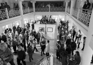 Illuminating-Women-art-exhibition-opening-reception-at-Trout-Museum-of-Art-black-and-white-photography-by-Studio-L-artist-photographer-Laura-Schneider-_1815